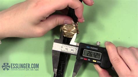 how to measure a domed watch